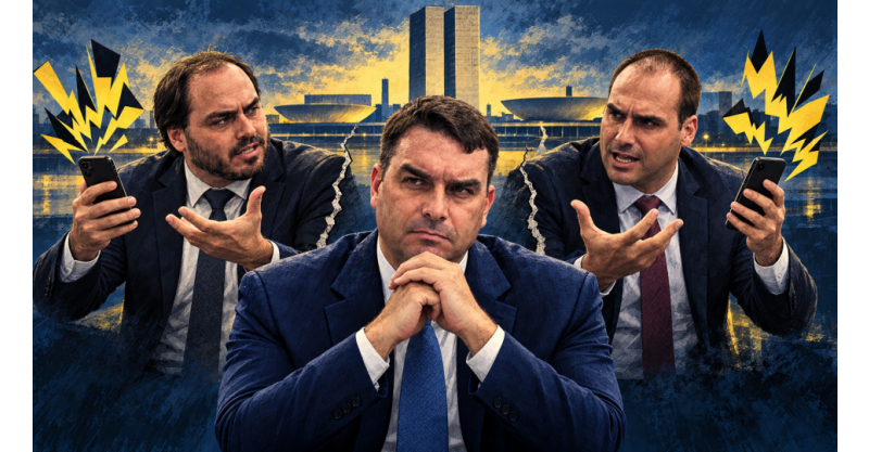 Carlos e Eduardo: dois patetas jogando contra o próprio irmão