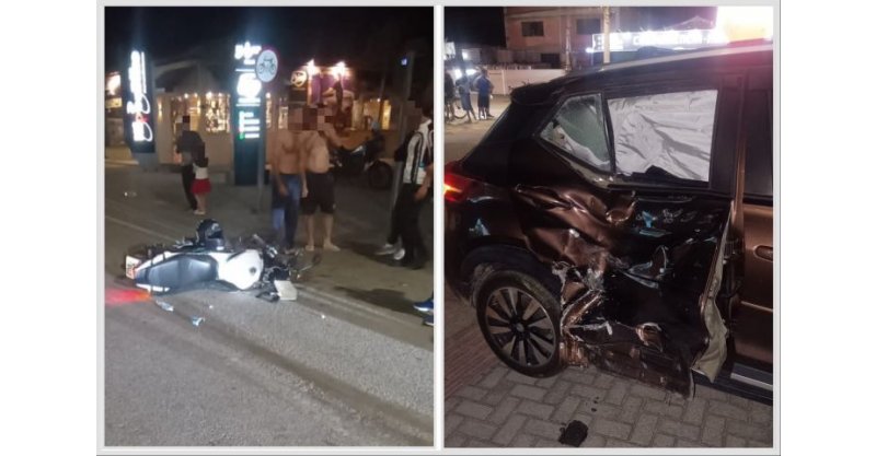  Garopaba / Motociclista sofre grave traumatismo craniano após colisão na SC-434