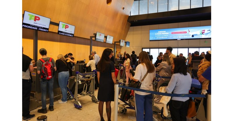 Aeroportos de SC registram aumento de 58% de passageiros internacionais em janeiro histórico