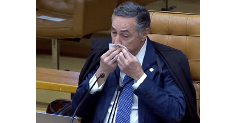 Aposentadoria publicada e mal-estar: Barroso passa mal no STF e é internado em Brasília