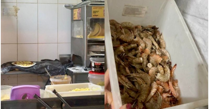 Camarão podre e comida vencida: restaurante é fechado em SC por causar riscos à saúde pública