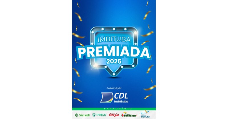CDL Imbituba lança a promoção Imbituba Premiada 2025