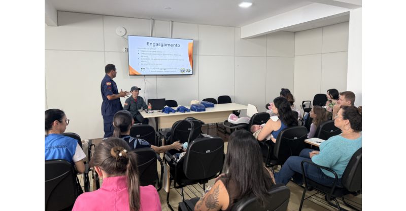 CEREM recebe capacitação sobre prevenção de acidentes e engasgamento infantil