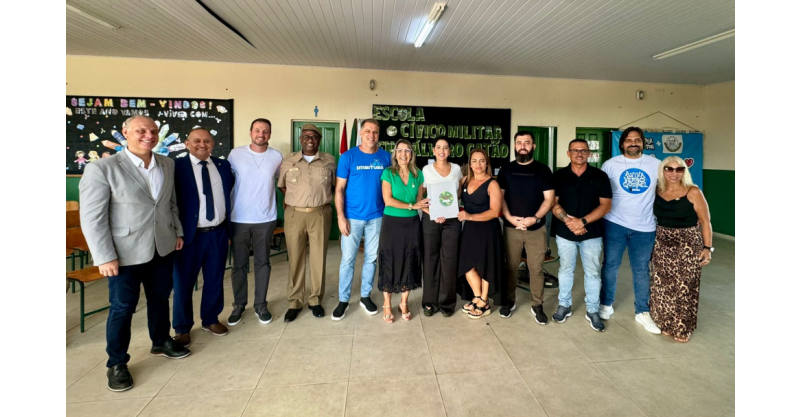 Cerimônia marca implantação da primeira escola cívico-militar em Imbituba