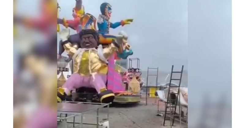 Chuva e vento atingem alegorias e ensaio de escolas de samba é cancelado em Florianópolis