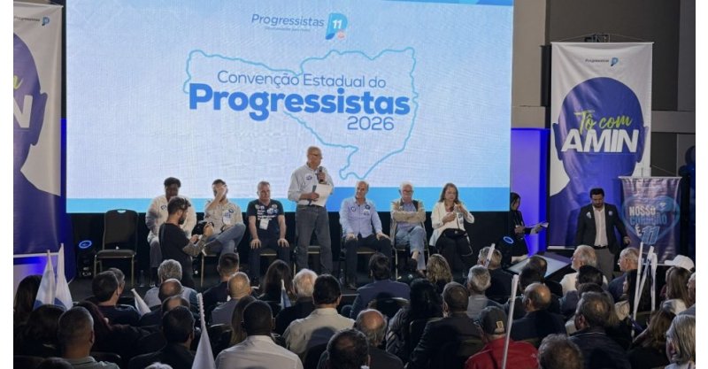 Convenção do PP define nominata e encaminha coligação com foco na reeleição de Esperidião Amin