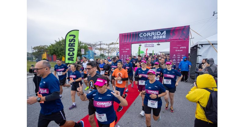 Corrida CDL de São José movimenta cidade e reúne mais de 700 atletas na manhã de domingo