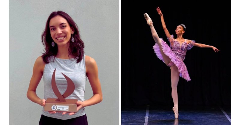 Da Alemanha ao palco catarinense: bailarina de Florianópolis fica em 3º lugar no Festival de Dança de Joinville