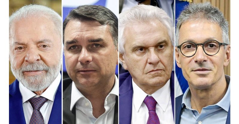 Datafolha: Lula perde vantagem e empata tecnicamente com Flávio, Caiado e Zema no 2º turno