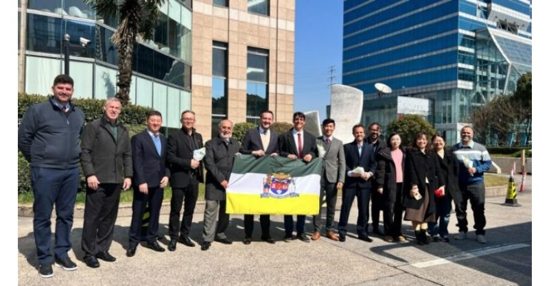 Delegação liderada por Preto Crippa cumpre compromissos na China para fortalecer laços comerciais e atrair investimentos