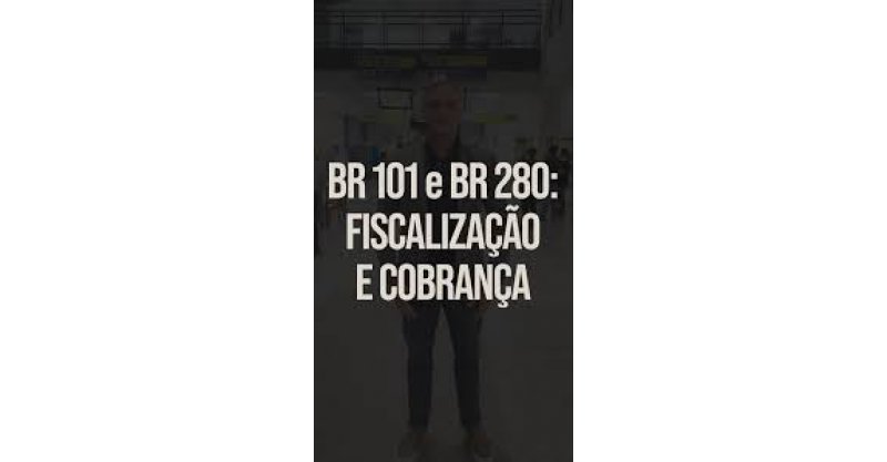 Deputado Matheus Cadorin acompanha secretário do Ministério dos Transportes em inspeção nas BRs 101 e 280