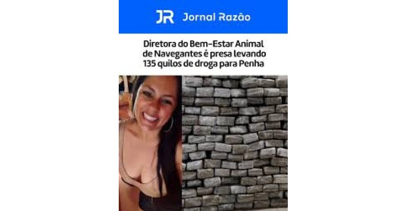 Diretora do Bem-Estar Animal de cidade de SC é presa em flagrante com 135 quilos de maconha