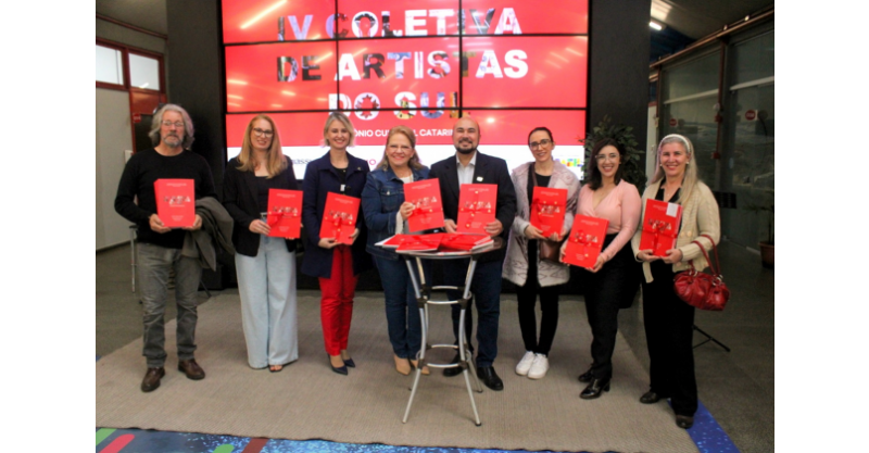 Diretoria Municipal de Cultura de Imbituba incentiva artistas locais a participarem da V Coletiva de Artistas do Sul