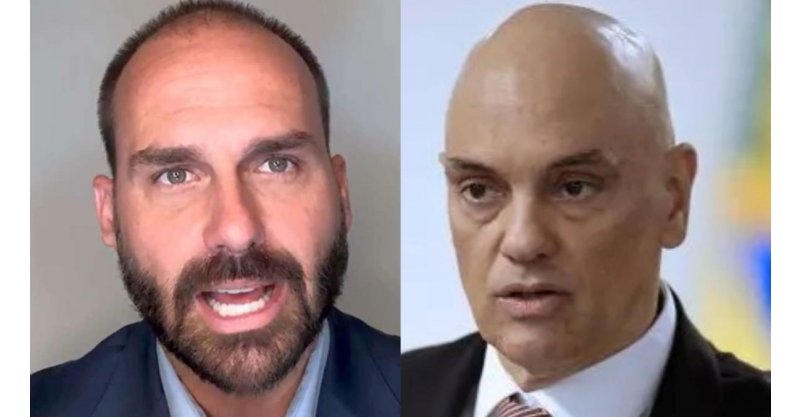 Eduardo Bolsonaro diz que não volta ao Brasil e dispara contra Moraes: ‘botar na cadeia’