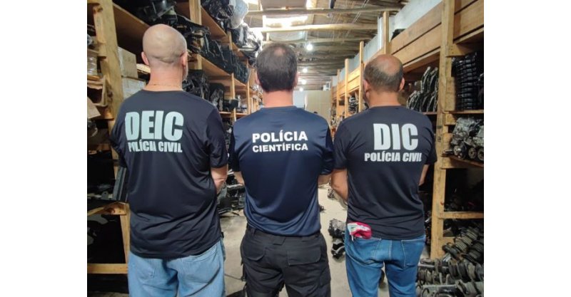 Empresário é preso novamente por comércio de peças de veículos ilícitos durante a operação