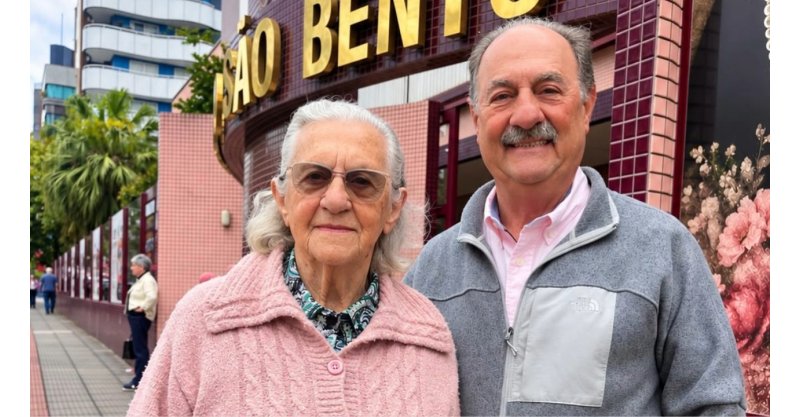 ”Enquanto eu puder, venho votar”: aos 97 anos, eleitora dá exemplo em Criciúma