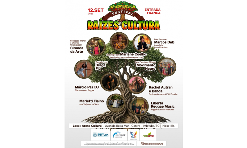 Festival Raízes & Cultura irá reunir música, arte e valorização da cultura negra em Imbituba e trará Marietti Fialho, ícone do reggae gaúcho