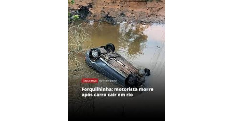 Forquilhinha: motorista morre após carro cair em rio