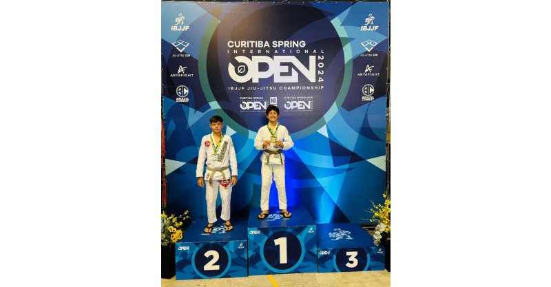 GAROPABA / Garopabense de 12 anos vence Campeonato Internacional de Jiu-Jitsu