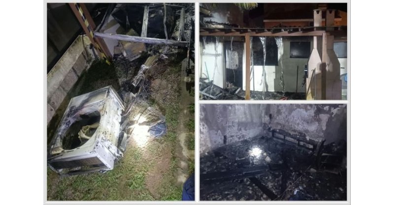 Garopaba / Homem de 42 anos morre em incêndio que atingiu pousada