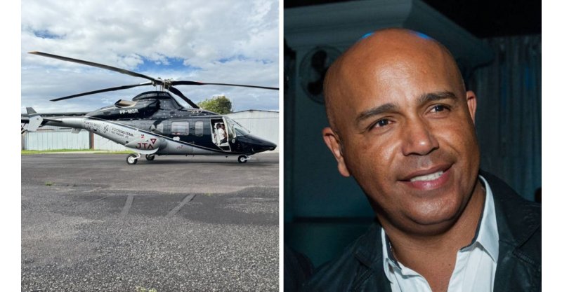 Helicóptero da empresa de Neymar desaparece em SC; Rick, da dupla Rick & Renner, estaria na aeronave