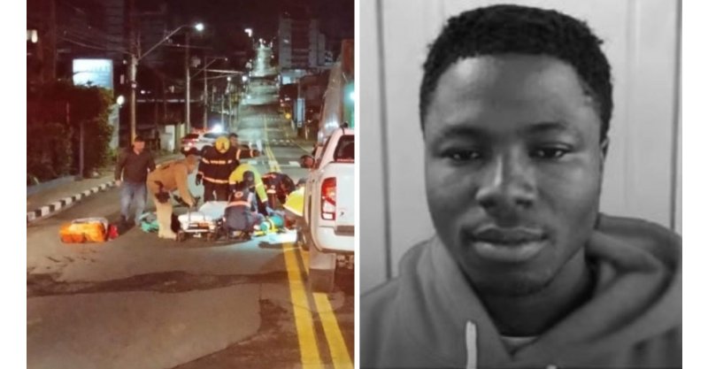 Içara / Coletor de lixo enviou dinheiro à família de Gana um dia antes de morrer atropelado em SC