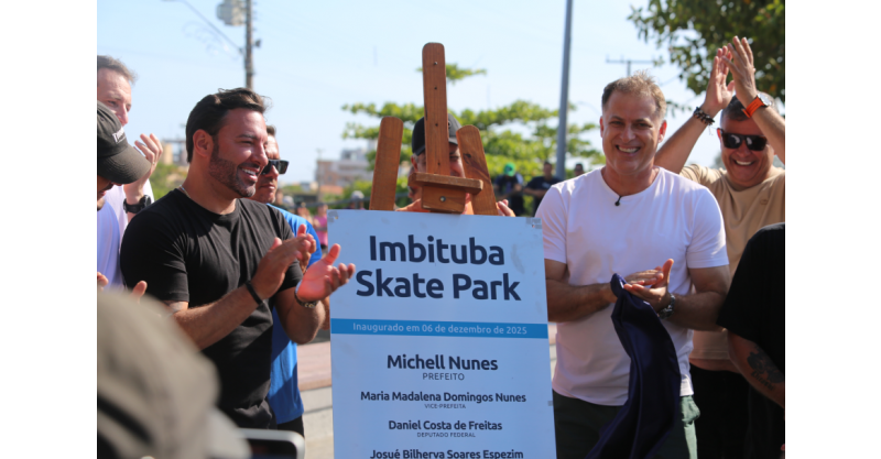 Imbituba Skate Park inaugura uma nova era para o esporte e a juventude imbitubense