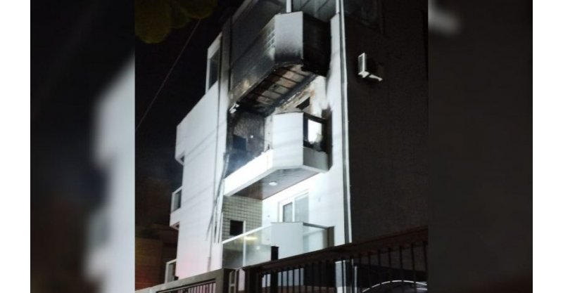 Incêndio atinge apartamentos em Florianópolis nesta sexta