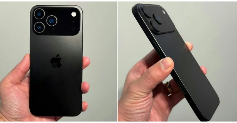 iPhone 17 Pro vaza em nova foto mostrando módulo de câmera em “forma de barra”