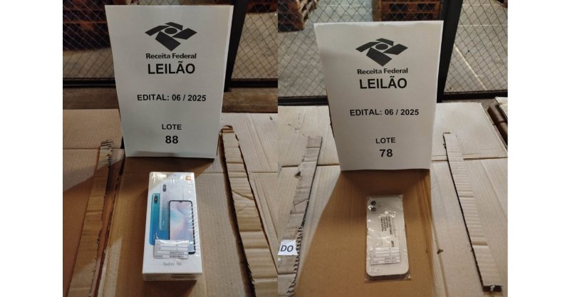 iPhone por R$ 800 e PS5 por R$ 1 mil: veja os itens do leilão da Receita Federal
