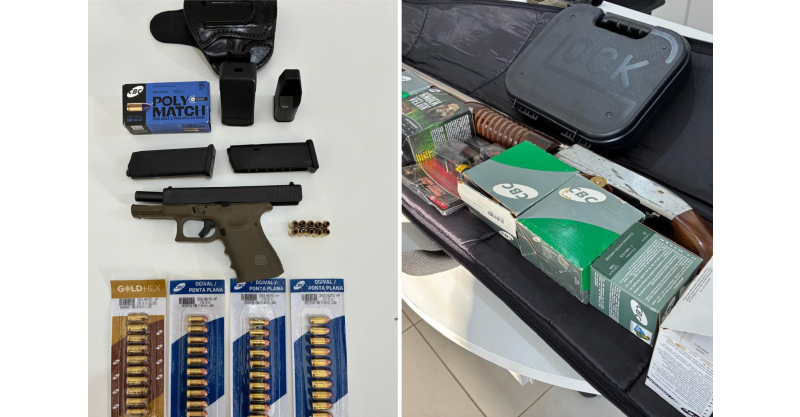 Laguna / Homem é preso no município por porte ilegal de arma e violência doméstica