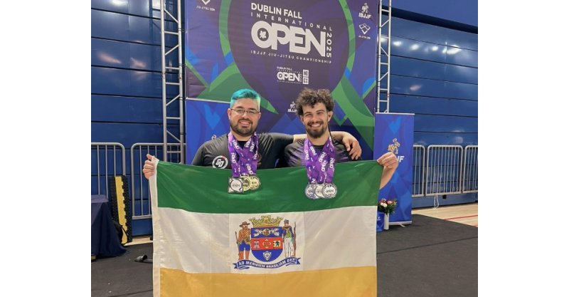 Lagunenses conquistam medalhas no jiu-jítsu na Irlanda