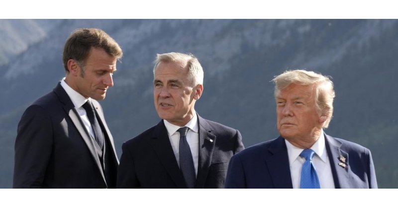 Lula e Trump não se cumprimentam em foto de líderes na reunião do G7