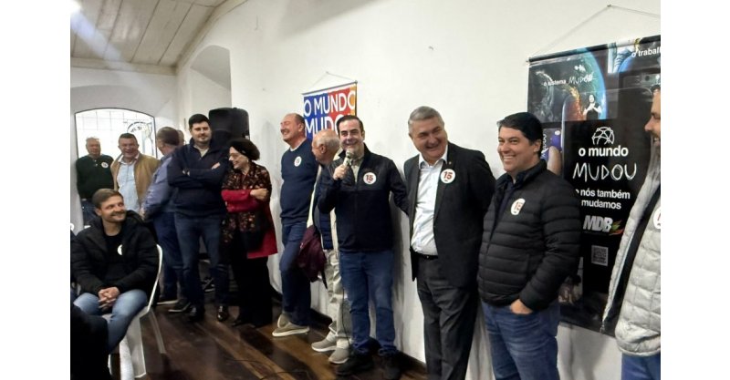 MDB promove encontro da coordenação regional da Grande Florianópolis
