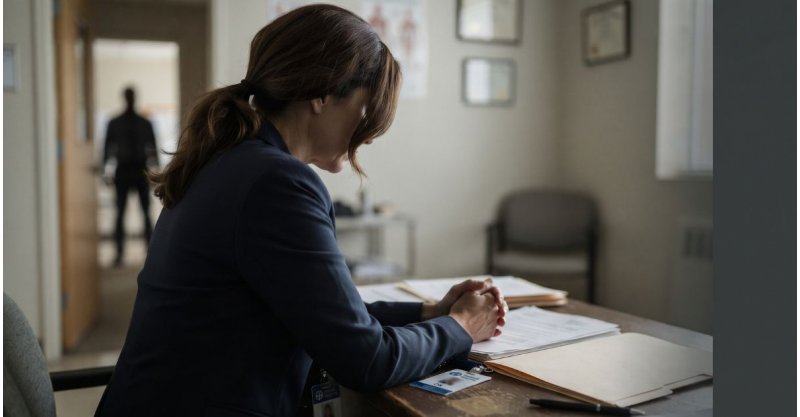 Médica sofreu ameaças/morte/marido/faltou/trabalho/acabou demitida justa causa/mas Justiça interveio/reconheceu/violência doméstica