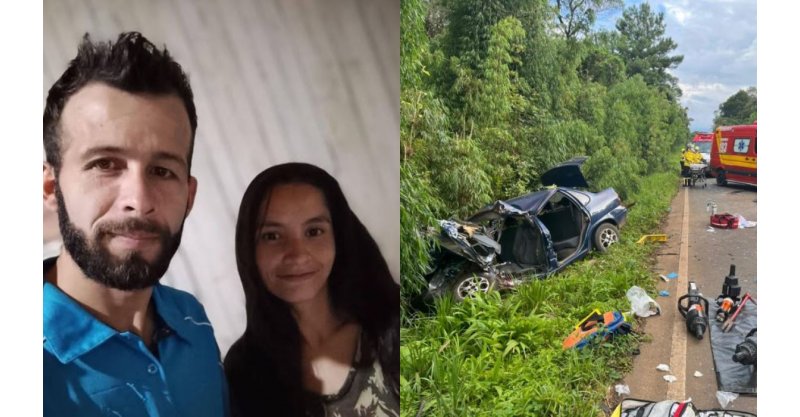 Mãe grávida, pai e dois filhos morrem após grave acidente em rodovia de SC