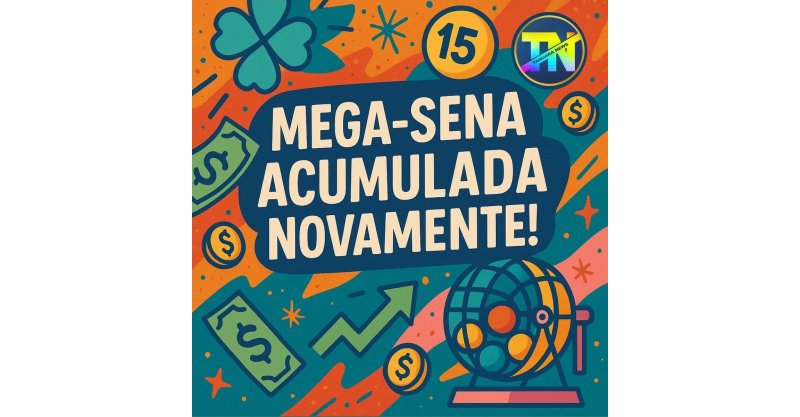 Mega-Sena, concurso 2.964: prêmio acumula e vai a R$ 92 milhões