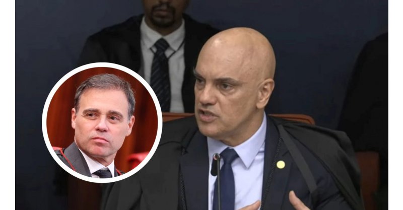 Moraes ignora Mendonça ao cumprimentar ministros durante sessão do STF após suposto bate-boca; imagens mostram ambos lado a lado
