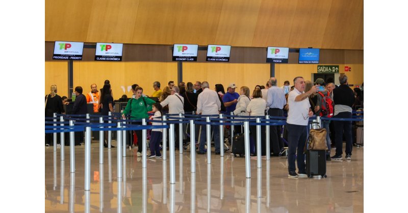 Movimento aéreo internacional de passageiros e cargas em SC cresce acima de 62% no primeiro semestre de 2025