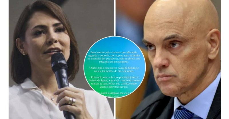 Ímpios não subsistirão no juízo’: Michelle Bolsonaro manda ‘indireta bíblica’ após novas restrições impostas por Moraes