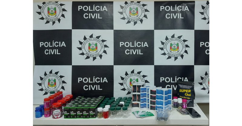 Mulher é indiciada pela Polícia Civil por venda de produtos ilegais para emagrecimento