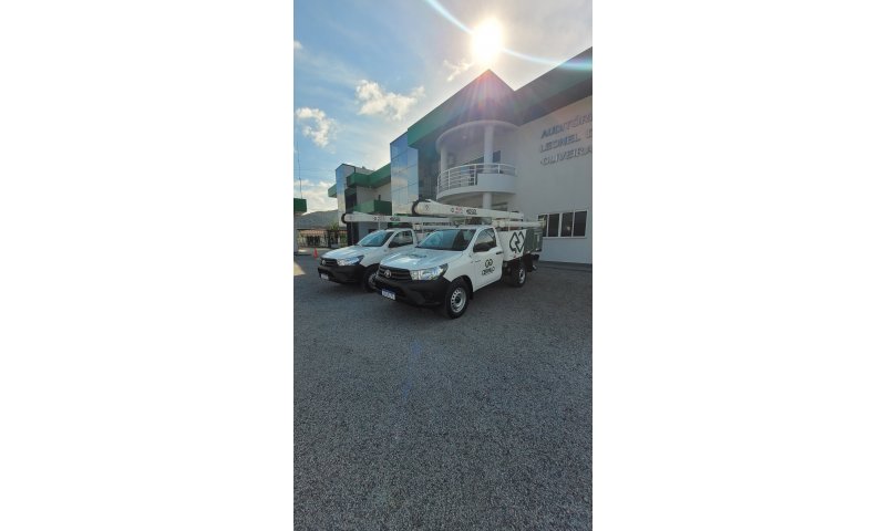 Novas caminhonetes Hilux integram a renovação da frota da Cerpalo