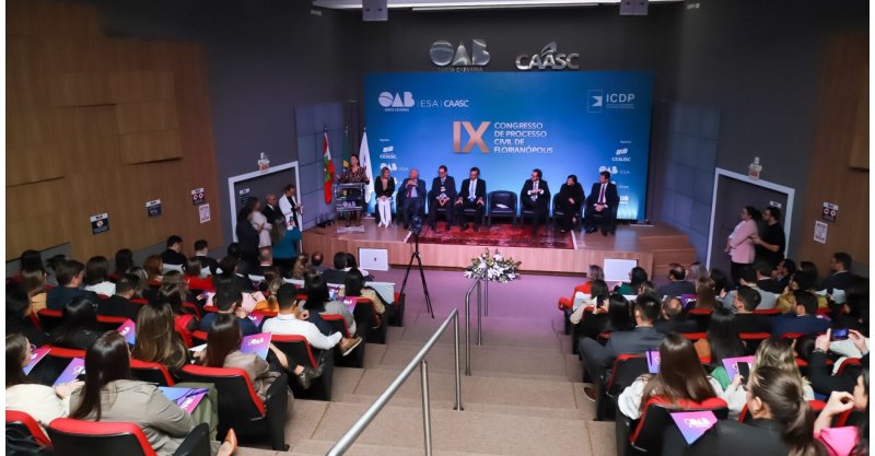 OAB/SC lança Congresso que reforça Florianópolis como capital do Processo Civil