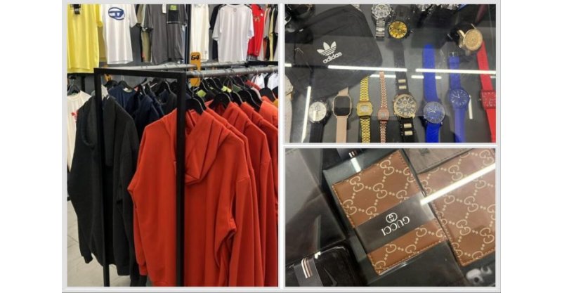 Operação apreende R$ 270 mil em roupas e acessórios falsificados em Tubarão