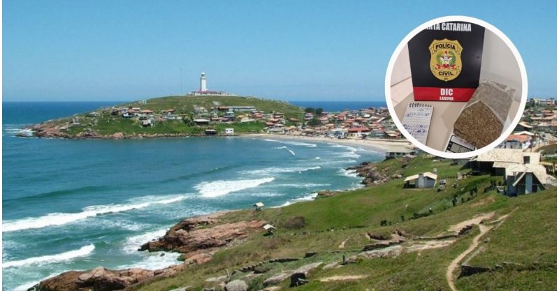 Operação policial mira tráfico de drogas em famosa praia de SC
