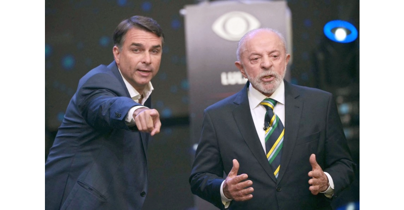 Pesquisa Quaest: Flávio tem 45%, e Lula marca 44%; distância diminui a quatro dias da eleição