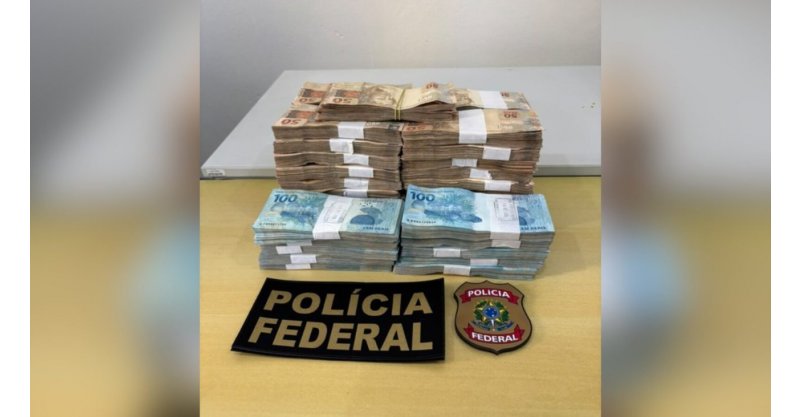 Polícia Federal apreende R$ 305 mil após saque em banco e investiga suspeita de crime eleitoral