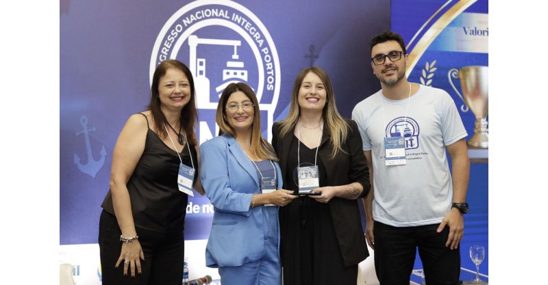 Porto de Imbituba é premiado pelo segundo ano consecutivo por suas práticas/gestão de pessoas/com ênfase no programa/bem-estar/saúde mental