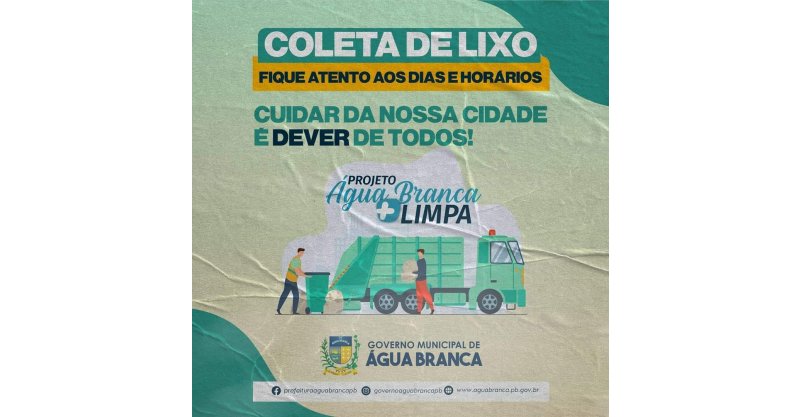 Prefeitura de Imbituba atualiza horários de coleta de resíduos e incentiva descarte correto