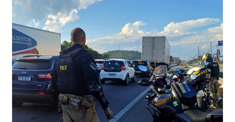 PRF divulga boletim das estradas no feriado do Dia do Trabalho
